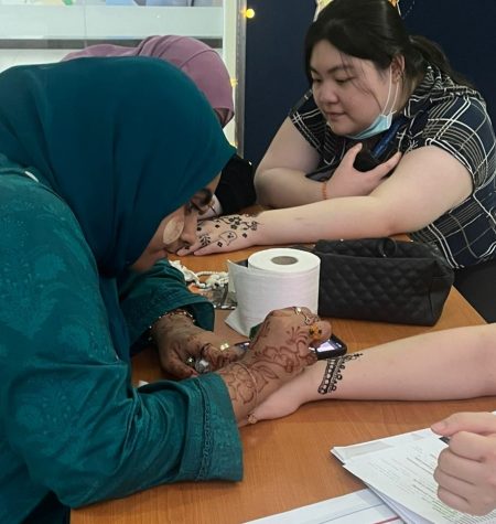 International Student Week 2025 activities henna