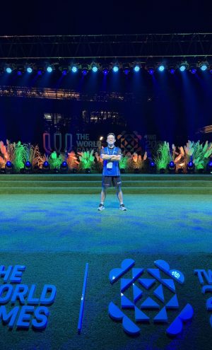 Ian at the World Games