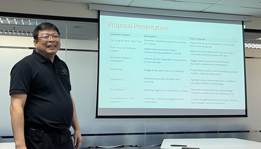 Prof Leong Presenting