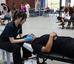 Emily with patient