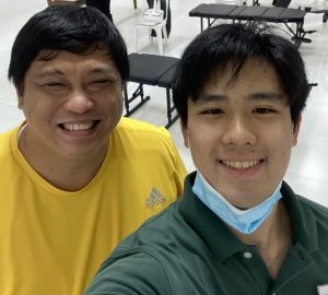 Matthew and a patient