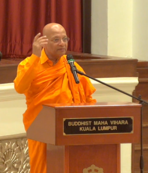 Ven Datuk Dr K Sri Dhammaratana Nayaka Maha Thero, Chief Incumbent of BMV