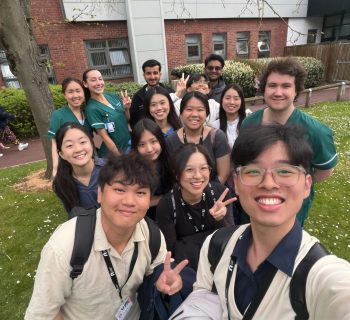 IMU Pharmacy students at Teeside